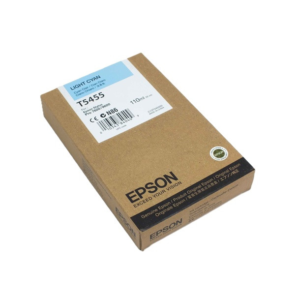 Epson T5455 ljus cyan bläckpatron (original) C13T545500 026144 - 1