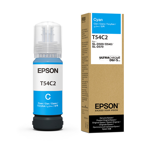 Epson T54C cyan bläckpatron (original) C13T54C220 083666 - 1