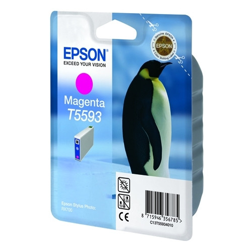 Epson T5593 magenta bläckpatron (original) C13T55934010 022930 - 1