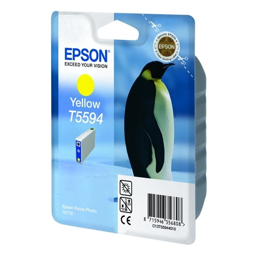 Epson T5594 gul bläckpatron (original) C13T55944010 022935 - 1