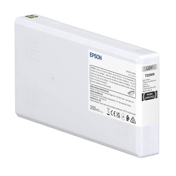 Epson T55W9 ljusgrå bläckpatron (original) 025988 - 1