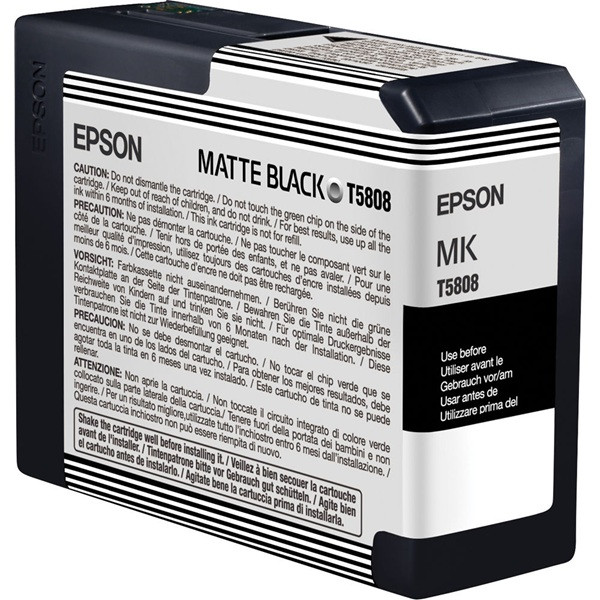 Epson T5808 mattsvart bläckpatron (original) 025935 - 1