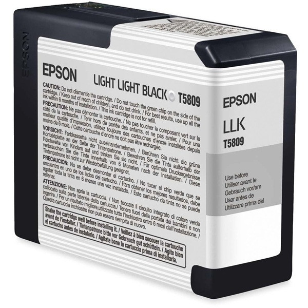 Epson T5809 ljus ljus svart bläckpatron (original) 025940 - 1