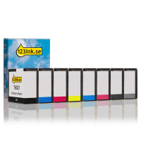Epson T6021/2/3/4/5/6/7/9 bläckpatron 8-pack (varumärket 123ink) C13T602100C C13T602200C C13T602300C C13T602400C C13T602500C 130113