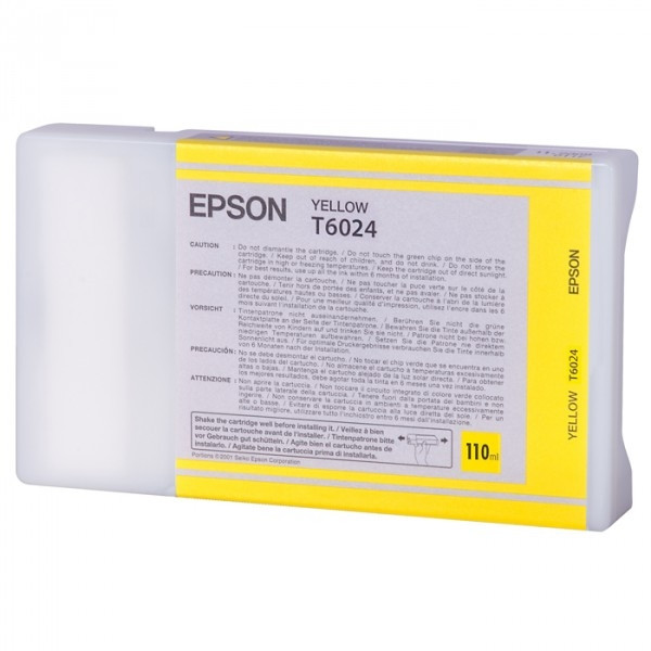 Epson T6024 gul bläckpatron (original) C13T602400 026024 - 1