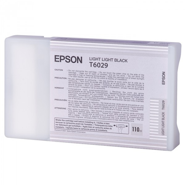 Epson T6029 ljus ljus svart bläckpatron (original) C13T602900 026032 - 1