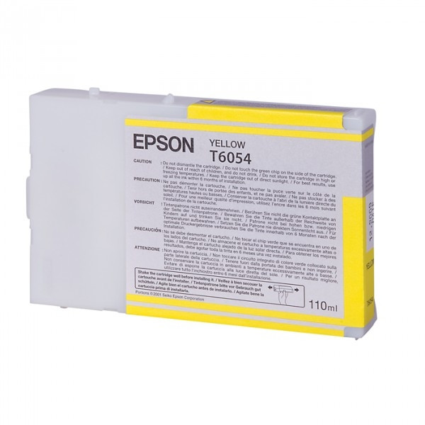 Epson T6054 gul bläckpatron (original) C13T605400 026056 - 1