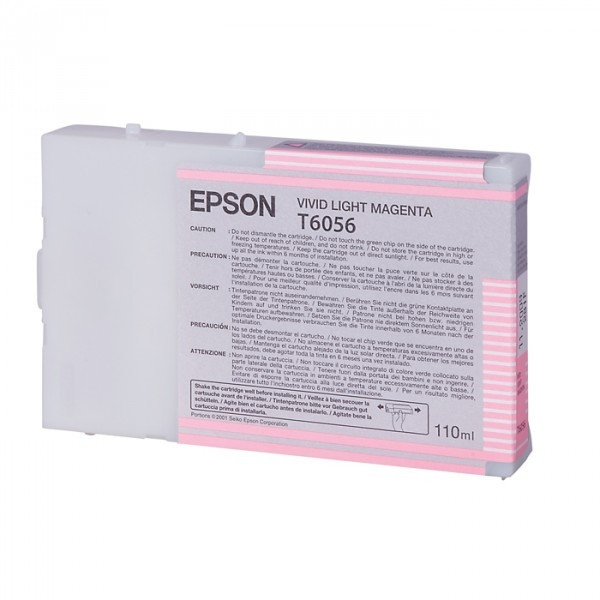 Epson T6056 vivid magenta bläckpatron (original) C13T605600 026060 - 1