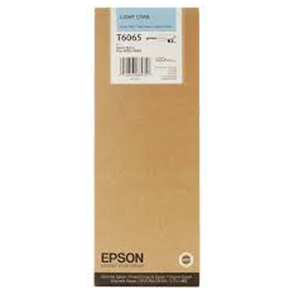 Epson T6065 ljus cyan bläckpatron hög kapacitet (original) C13T606500 026074 - 1