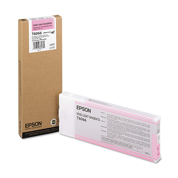Epson T6066 vivid ljus magenta bläckpatron hög kapacitet (original) C13T606600 026076 - 1