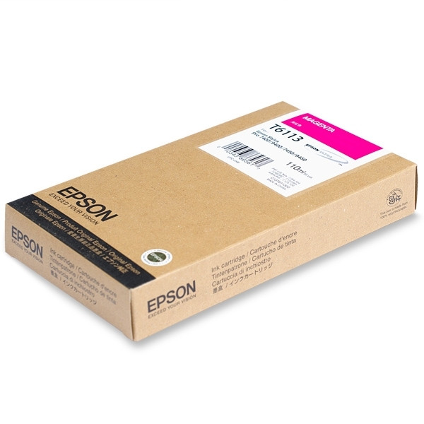 Epson T6113 magenta bläckpatron (original) C13T611300 026084 - 1