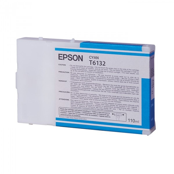 Epson T6132 cyan bläckpatron (original) C13T613200 026098 - 1