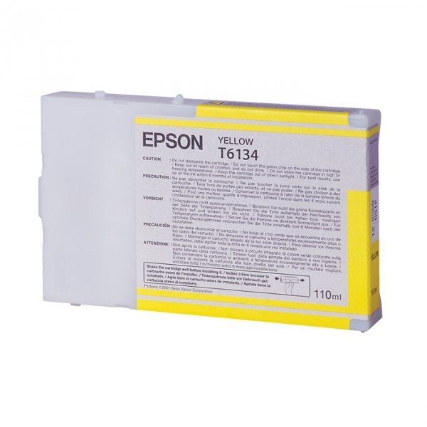 Epson T6134 gul bläckpatron (original) C13T613400 026102 - 1