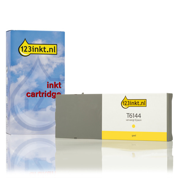 Epson T6144 gul bläckpatron hög kapacitet (varumärket 123ink) C13T614400C 026111 - 1