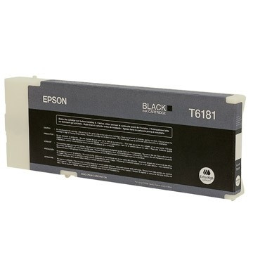 Epson T6181 svart bläckpatron extra hög kapacitet (original) C13T618100 026182 - 1
