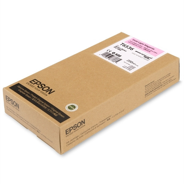 Epson T6536 vivid ljus magenta bläckpatron (original) C13T653600 026326 - 1