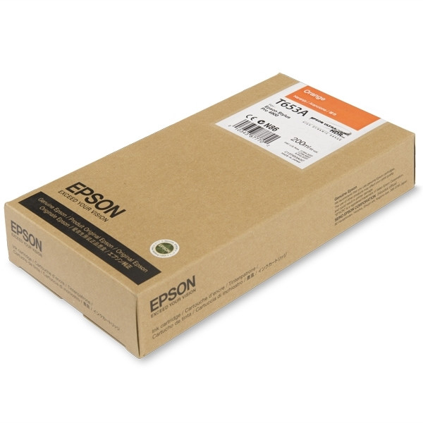 Epson T653A orange bläckpatron (original) C13T653A00 026334 - 1