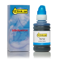 Epson T6732 cyan bläckrefill (varumärket 123ink)
