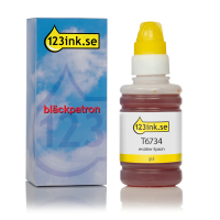 Epson T6734 gul bläckrefill (varumärket 123ink)