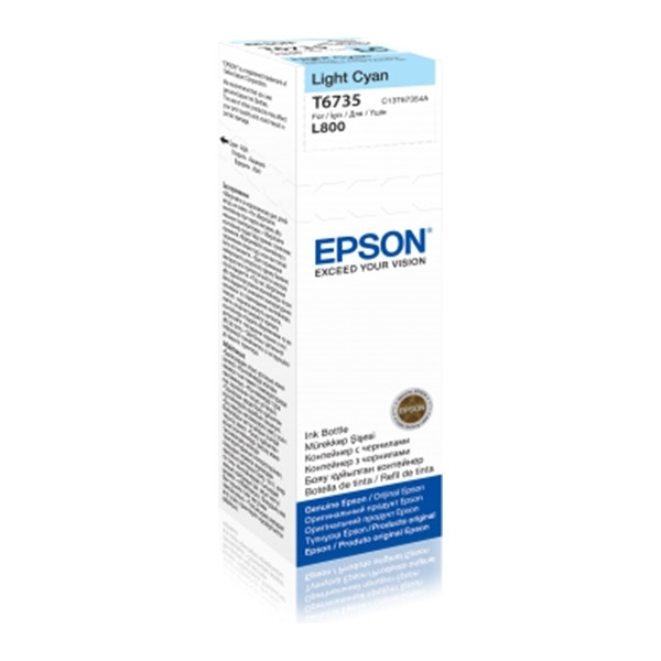 Epson T6735 ljuscyan bläckrefill (original) C13T67354A 026824 - 1