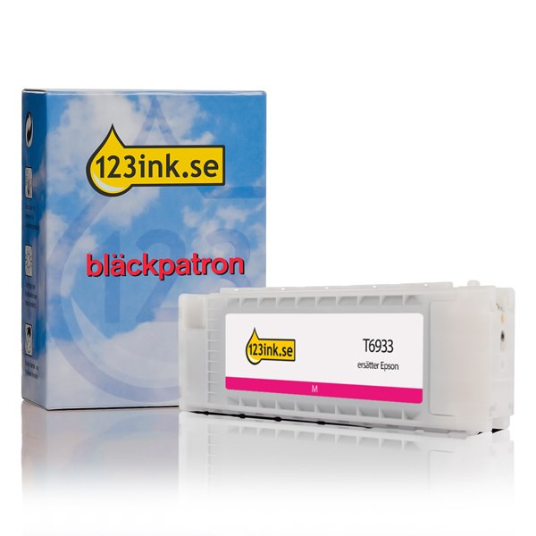 Epson T6933 magenta bläckpatron hög kapacitet (varumärket 123ink) C13T693300C 026557 - 1