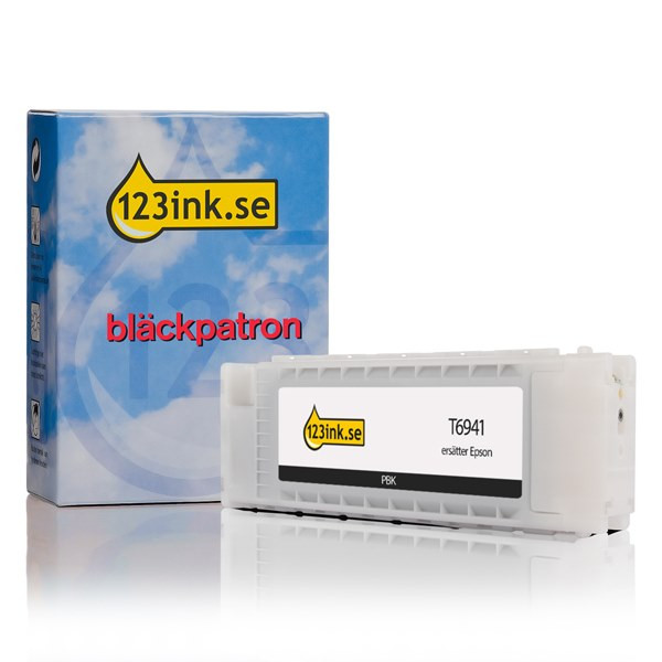 Epson T6941 fotosvart bläckpatron extra hög kapacitet (varumärket 123ink) C13T694100C 026563 - 1