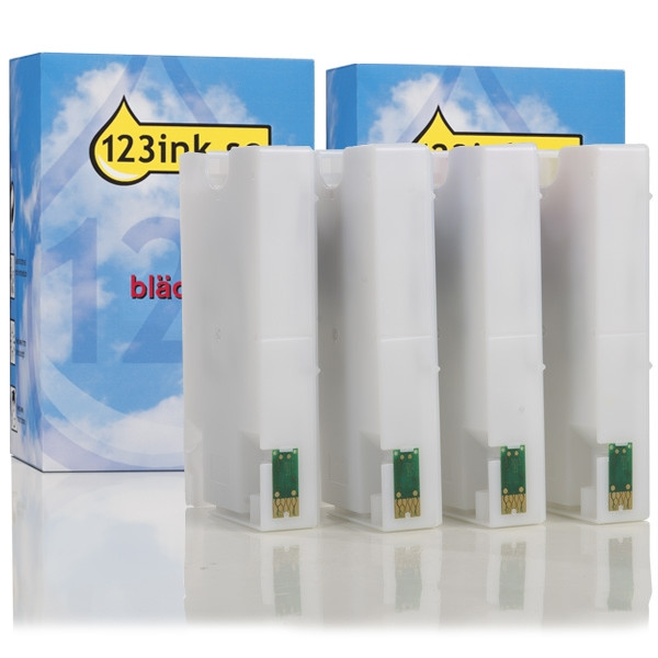 Epson T701 BK/C/M/Y bläckpatron 4-pack (varumärket 123ink) 110804 - 1