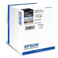 Epson T7431 svart bläckpatron (original) C13T74314010 026608
