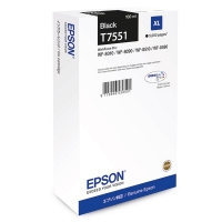 Epson T7551 svart bläckpatron hög kapacitet (original) C13T755140 026680