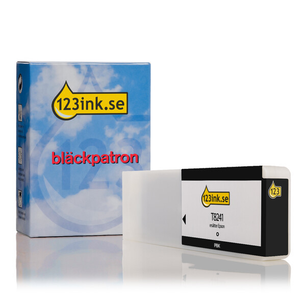 Epson T8241 fotosvart bläckpatron (varumärket 123ink) C13T824100C 026893 - 1