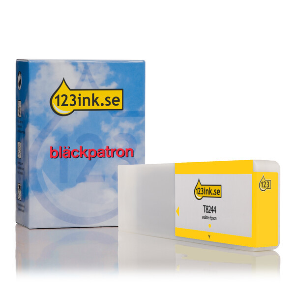 Epson T8244 gul bläckpatron (varumärket 123ink) C13T824400C 026899 - 1
