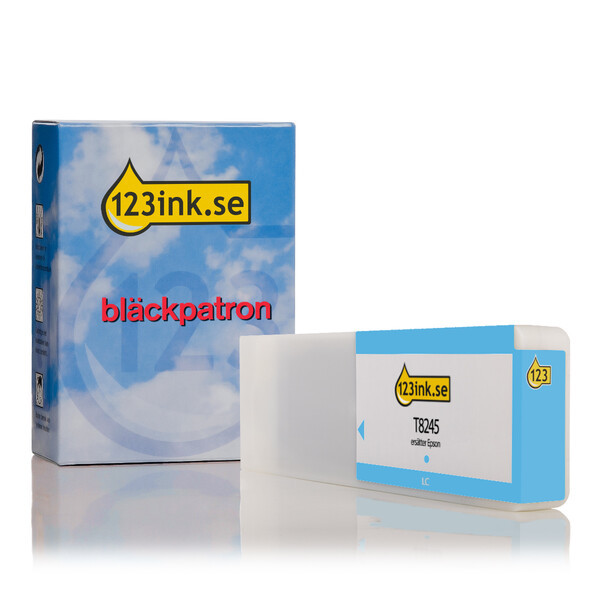 Epson T8245 ljus cyan bläckpatron (varumärket 123ink) C13T824500C 026901 - 1