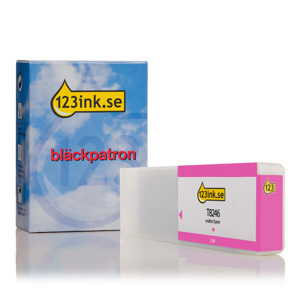 Epson T8246 ljus magenta bläckpatron (varumärket 123ink) C13T824600C 026903 - 1