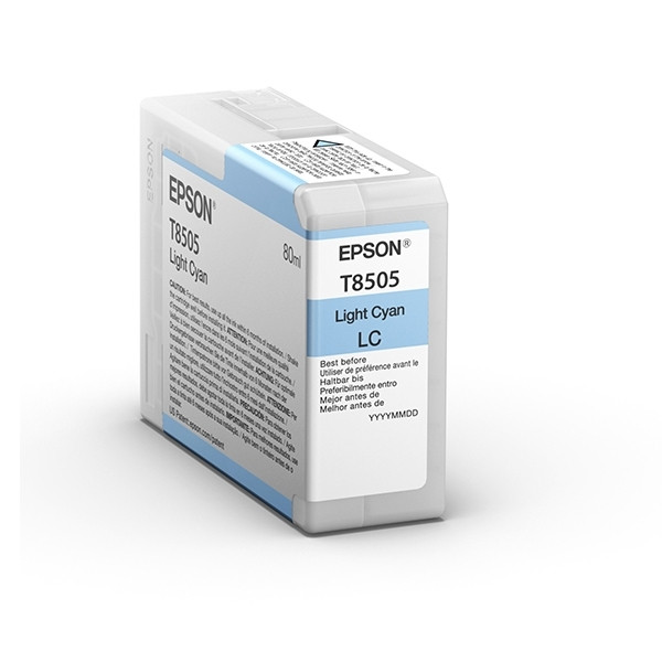 Epson T8505 ljus cyan bläckpatron (original) C13T850500 026782 - 1