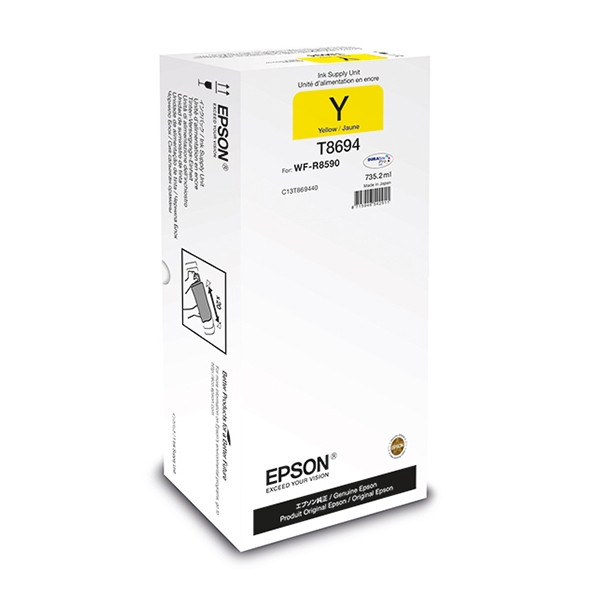 Epson T8694 gul bläckpatron extra hög kapacitet (original) C13T869440 027078 - 1