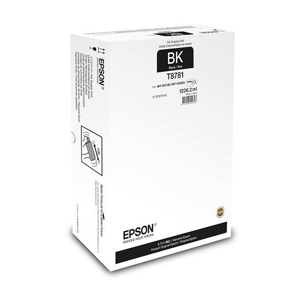 Epson T8781 svart bläckpatron extra hög kapacitet (original) C13T878140 027088 - 1