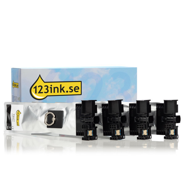 Epson T9441-T9444 BK/C/M/Y bläckpatron 4-pack (varumärket 123ink) C13T944140C C13T944240C C13T944340C C13T944440C 127070 - 1