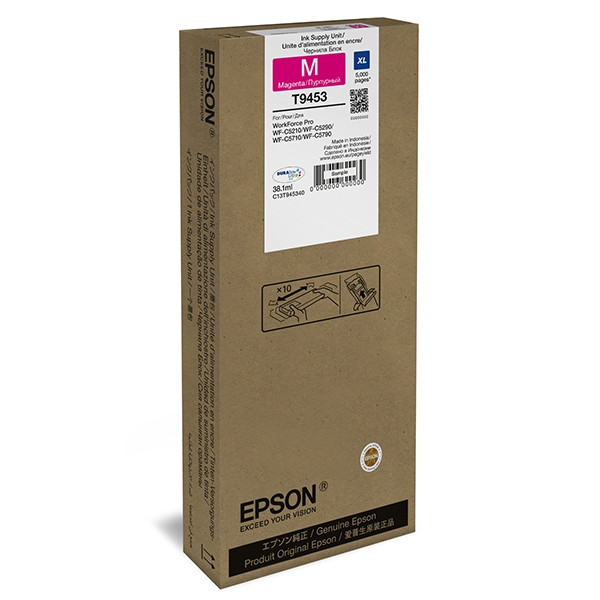 Epson T9453 magenta bläckpatron hög kapacitet (original) C13T945340 025964 - 1