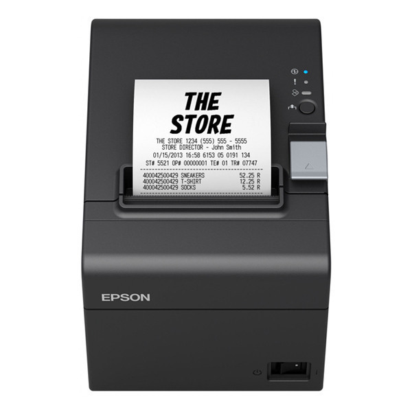 Epson TM-T20III (012) kvittoskrivare med Ethernet + vita kvittorullar 80x80x12mm (5st) 831986 - 3