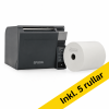 Epson TM-T70II kvittoskrivare + vita kvittorullar 80x80x12mm (5st) 832331 - 1