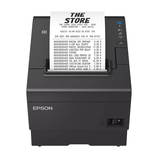 Epson TM-T88VII (132) kvittoskrivare med USB och Ethernet 832354 - 1
