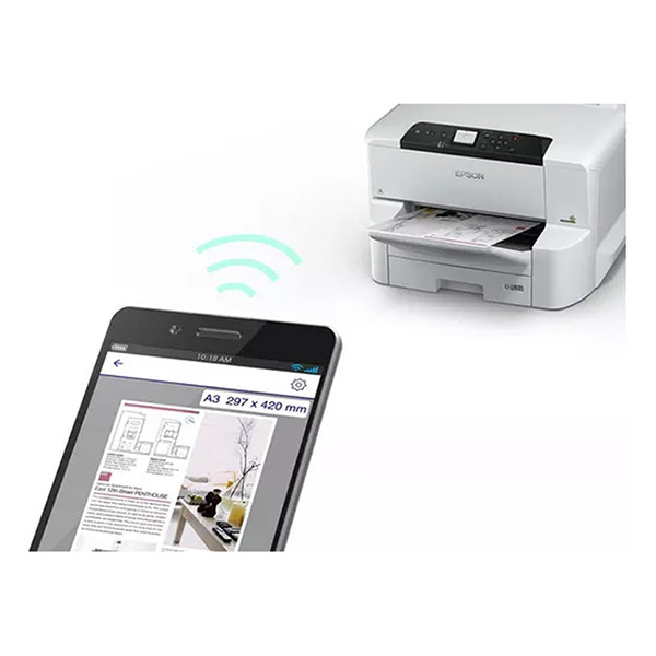 Epson WorkForce Pro WF-C8190D3TWC A3 bläckstråleskrivare med WiFi [PALLFRAKT 95kg] 831707 - 3