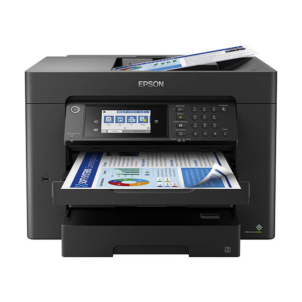 Epson WorkForce WF-7840DTWF Allt-i-ett A3+ bläckstråleskrivare med WiFi (4 i 1) [23kg✔️] C11CH67402 831770 - 1