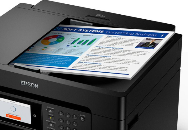 Epson WorkForce WF-7840DTWF Allt-i-ett A3+ bläckstråleskrivare med WiFi (4 i 1) [23kg✔️] C11CH67402 831770 - 4