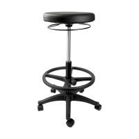 Ergonomisk mobil pall 58-83cm | 123ink | svart R20 390054