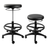 Ergonomisk mobil pall 58-83cm | 123ink | svart R20 390054 - 2