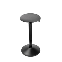 Ergonomisk sitt-stå-pall rund 47-64cm | 123ink | svart R26-2BK 390052