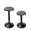 Ergonomisk sitt-stå-pall rund 47-64cm | 123ink | svart R26-2BK 390052 - 3