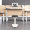 Ergonomisk sitt-stå-pall rund 57-82cm | 123ink | vit  390051 - 6