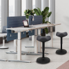 Ergonomisk sitt-stå-pall triangulär 48-65cm | 123ink | svart  390048 - 6